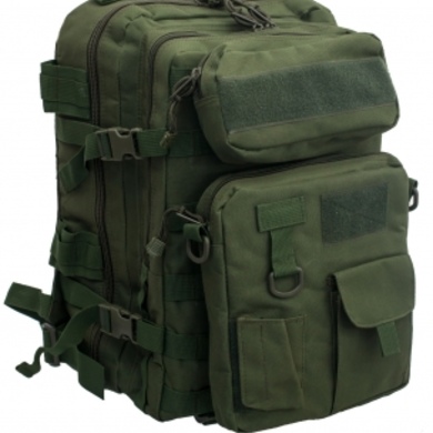 Походный рюкзак с подсумками (хаки-олива, 30 л)